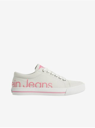 Světle šedé dámské tenisky Calvin Klein Jeans