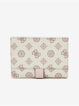 Peňaženky pre ženy Guess - krémová, svetloružová