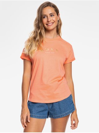 Tričká s krátkym rukávom pre ženy Roxy - oranžová