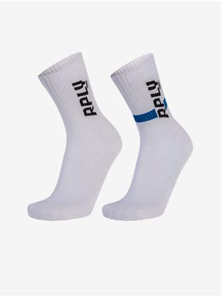 Sada dvou párů ponožek v bílé barvě Replay