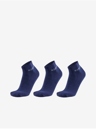Sada tří párů ponožek v tmavě modré barvě Replay