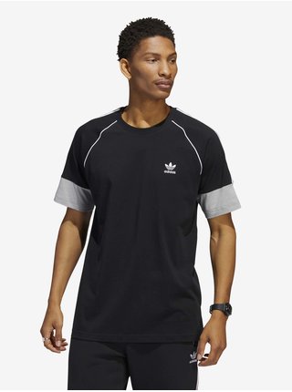 Šedo-černé pánské tričko adidas Originals