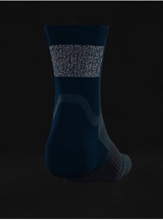 Ponožky Under Armour UA ArmourDry Run Mid-Crew - modrá