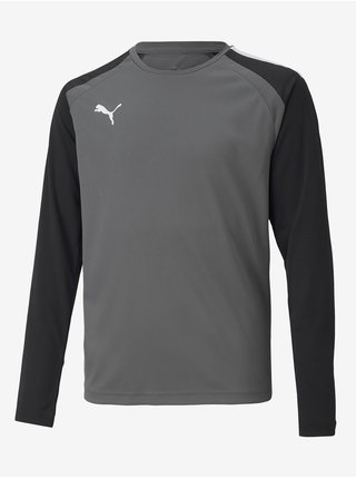 Černo-šedé klučičí tričko Puma
