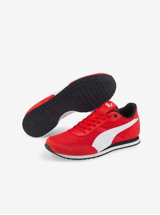 Bílo-červené tenisky Puma ST Runner Essential