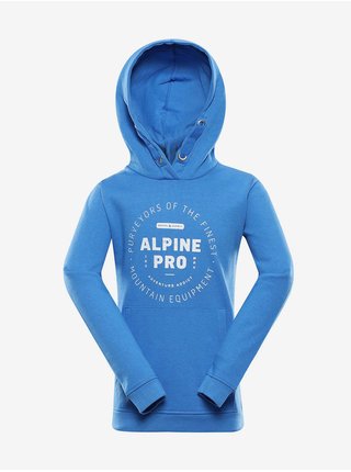 Dětská bavlněná mikina ALPINE PRO LEWO modrá