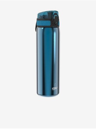 Tmavě modrá nerezová lahev Ion8 One Touch Blue (600 ml)
