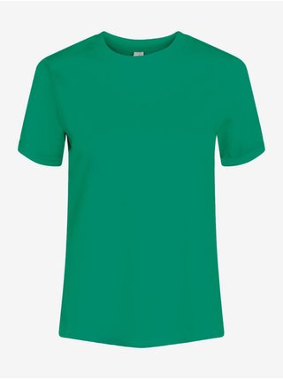 Zelené basic tričko Pieces Ria