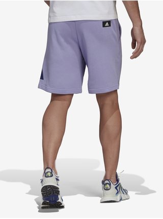 Nohavice a kraťasy pre mužov adidas Performance - svetlofialová