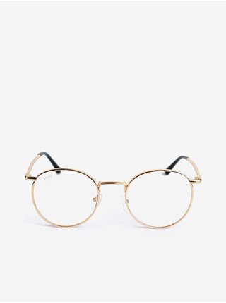 Nedioptrické brýle s kovovými obroučkami ve zlaté barvě VUCH Merit