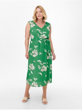 Letné a plážové šaty pre ženy ONLY CARMAKOMA - zelená