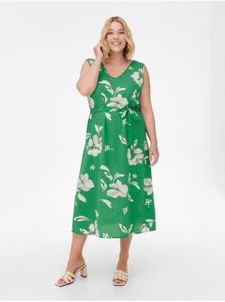 Letné a plážové šaty pre ženy ONLY CARMAKOMA - zelená
