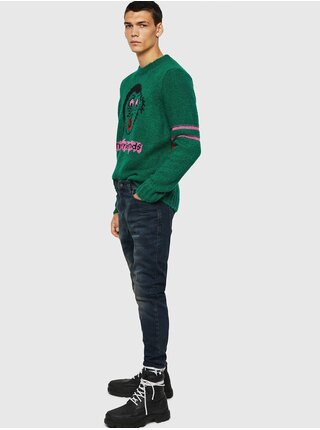 Modré pánské slim fit džíny Diesel