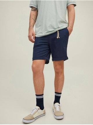 Tmavě modré chino kraťasy Jack & Jones Sky