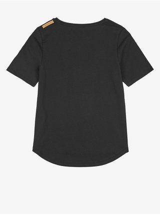 Černé dámské tričko tričko Picture