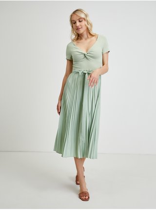 Letné a plážové šaty pre ženy Guess - svetlozelená