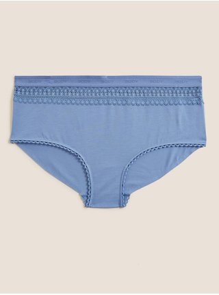 Modré dámské bavlněné kalhotky Marks & Spencer Cool Comfort™