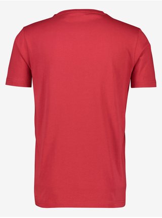 Červené pánské tričko s potiskem LERROS