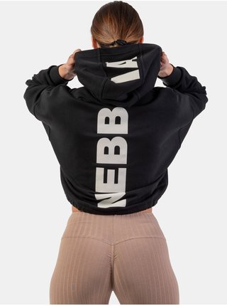 Černá dámská sportovní mikina s kapucí NEBBIA Iconic