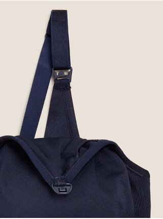 Kojicí podprsenky Santoni s plnými košíčky, 2 ks v balení Marks & Spencer námořnická modrá