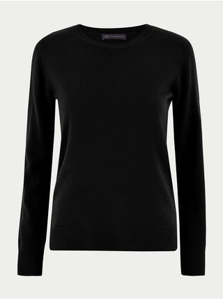 Mimořádně měkký svetr ke krku Marks & Spencer černá