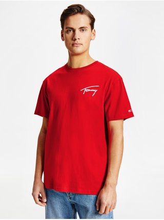 Červené pánské tričko Tommy Jeans