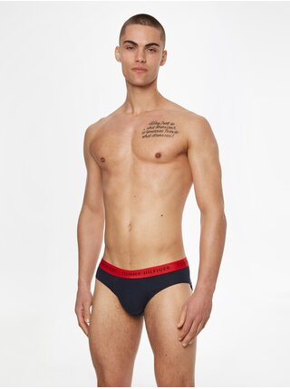 Sada tří slipů v černé barvě Tommy Hilfiger Underwear