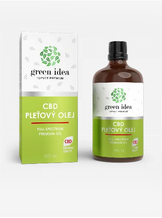CBD pleťový olej Green Idea (100 ml)