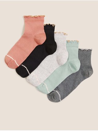Ponožky pre ženy Marks & Spencer - ružová