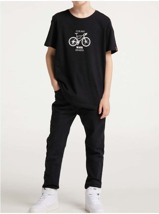 Čierne chlapčenské tričko Ragwear Cyco