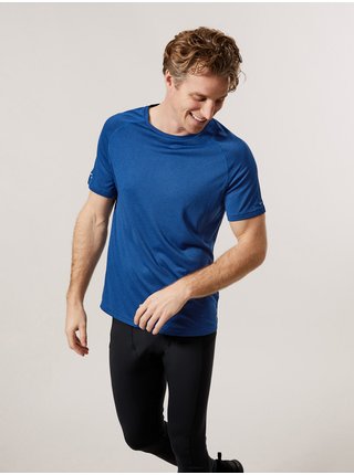 Rychleschnoucí sportovní tričko úzkého střihu Marks & Spencer modrá