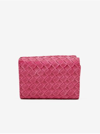 Růžová dámská vzorovaná peněženka Diesel Lorettina