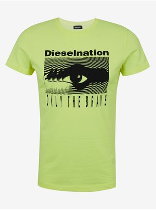 Žluté pánské tričko Diesel Diego