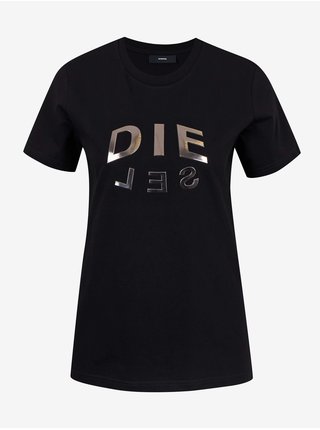 Černé dámské tričko Diesel Sily