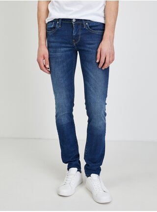 Tmavě pánské slim fit džíny Pepe Jeans Hatch