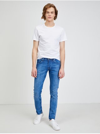 Slim fit pre mužov Pepe Jeans - modrá