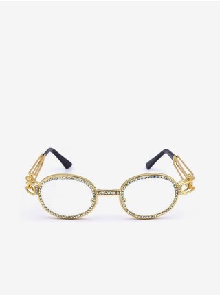 VeyRey Brýle s čirými skly oválné Clair zlaté