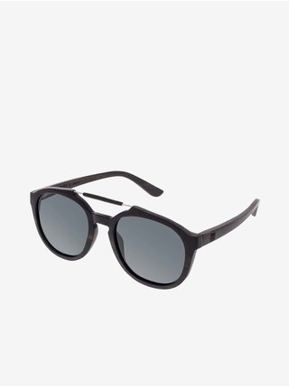 VeyRey Sluneční brýle dřevěné polarizační oválné Maple černé