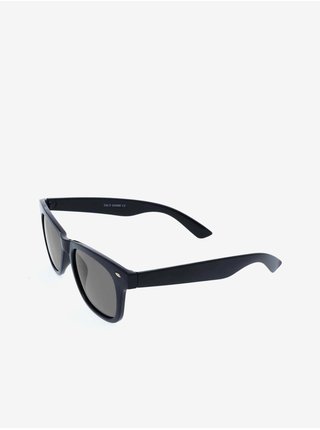 VeyRey Sluneční brýle Polarizační lesklé Nerd černé s černými skly