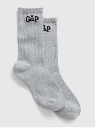 Šedé ponožky GAP logo athletic