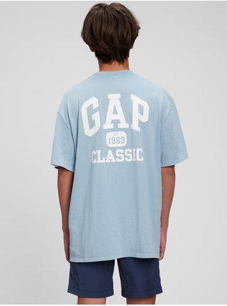 Modré klučičí tričko Teen organic GAP
