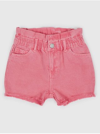 Ružové dievčenské šortky mom GAP
