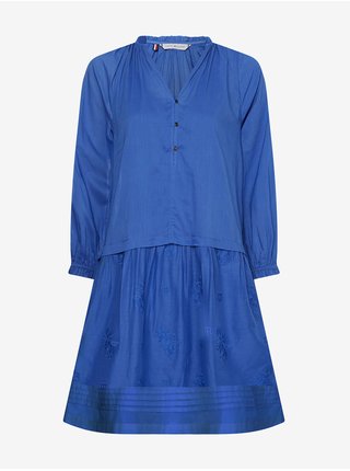 Šaty do práce pre ženy Tommy Hilfiger - modrá