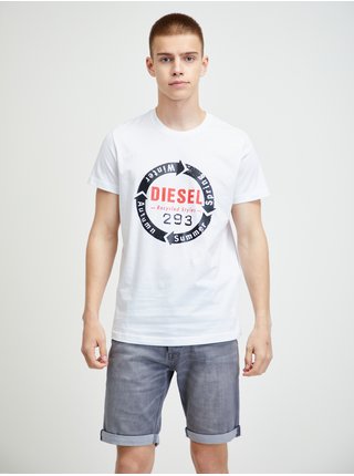 Biele pánske tričko Diesel Diego