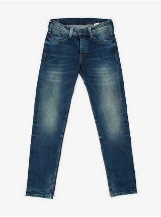 Tmavě modré pánské straight fit džíny Pepe Jeans Kingston