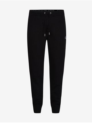 Voľnočasové nohavice pre mužov Calvin Klein Jeans - čierna