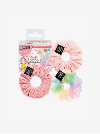 Sada tří gumiček do vlasů v růžové barvě invisibobble® Dreamin‘ Macaron (3 ks)