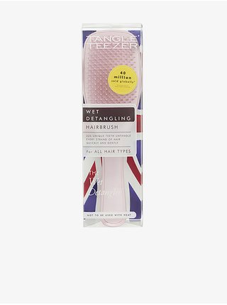 Světle růžový kartáč pro rozčesávání mokrých vlasů Tangle Teezer® Wet Detangler 