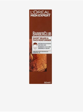Hydratační péče pro krátké vousy a tvář L'Oréal Paris Men Expert Barber Club (50 ml)