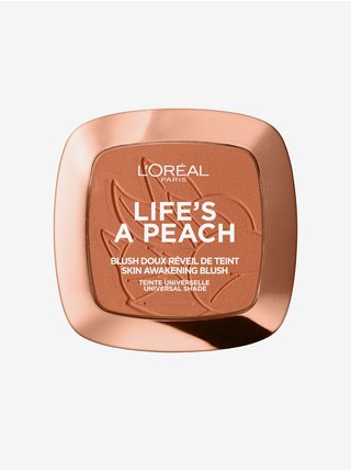 Tvářenka L’Oréal Paris Wake Up & Glow Life’s a Peach Addict (9 g)